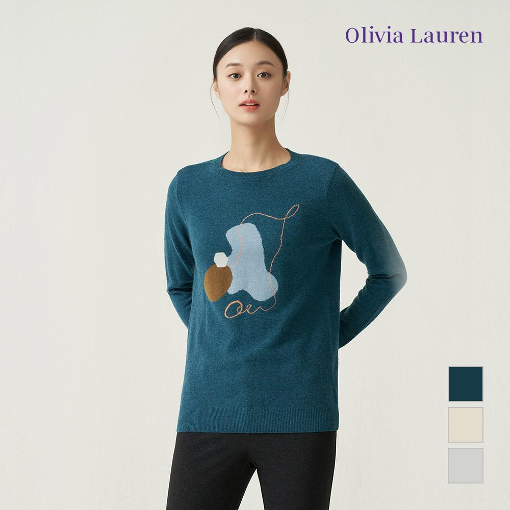 OLIVIALAUREN Intarsia Motif Pullover_Vocblxwa131