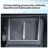 Wireless Charging Decorative Strip Frame for Tesla Model 3 Highland 2024 2025 Chrome Plated Interior Anti Scratch Accessories