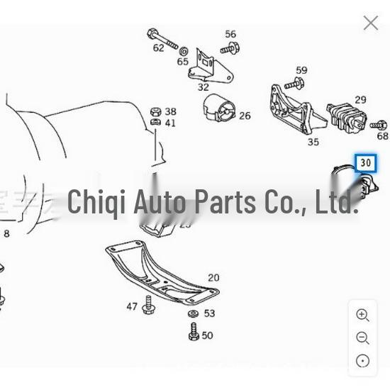 Transmission Rubber Gasket for Mercedes-Benz W211/W212/W203 (Part A2122400318)