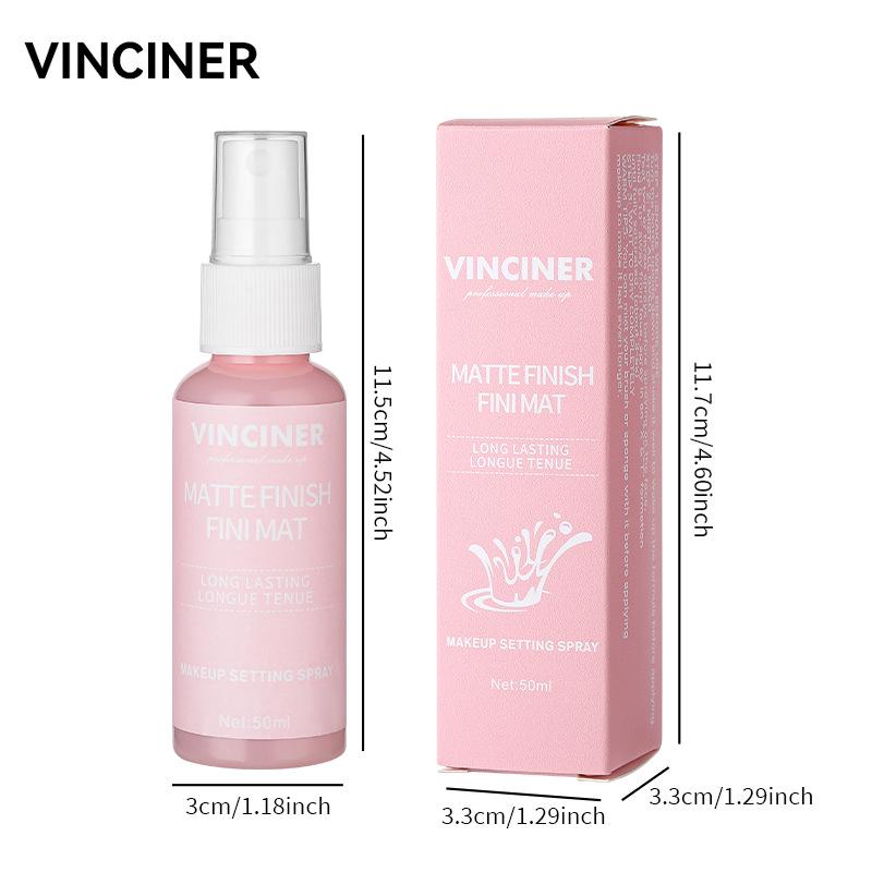 

VINCINER Стойкий увлажняющий и фиксирующий спрей - Портативный и не оставляющий следов Standard Size
