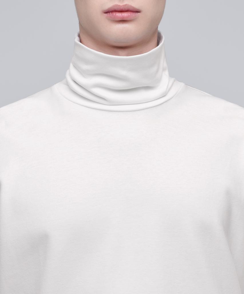 MUSINSA STANDARD Relaxed Turtleneck Long Sleeve T-Shirt [Cream]