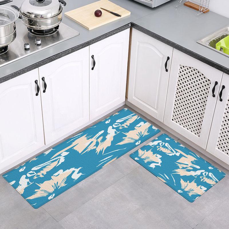 Lemon Leaf Kitchen Rug Planet Feather Velvet Rug For The Living Room Bedroom Decor Carpet Home Kitchen Bath Tapis