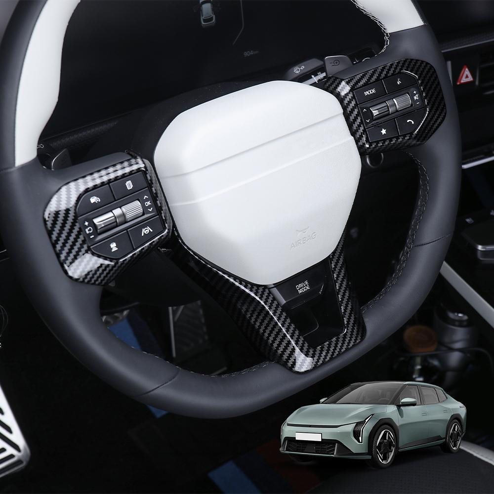 For Kia EV4 2026 2026 GT Steering Wheel Car Switch Button Trim Panel Frame Cover Accessories LHD/RHD