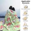 1pc Whimsical Garden My Melody and Friends Cartoon Blanket, Soft Throw for Room Decor, Perfect Gift for Friend, Living Room, Travel, Camping, Car Blan