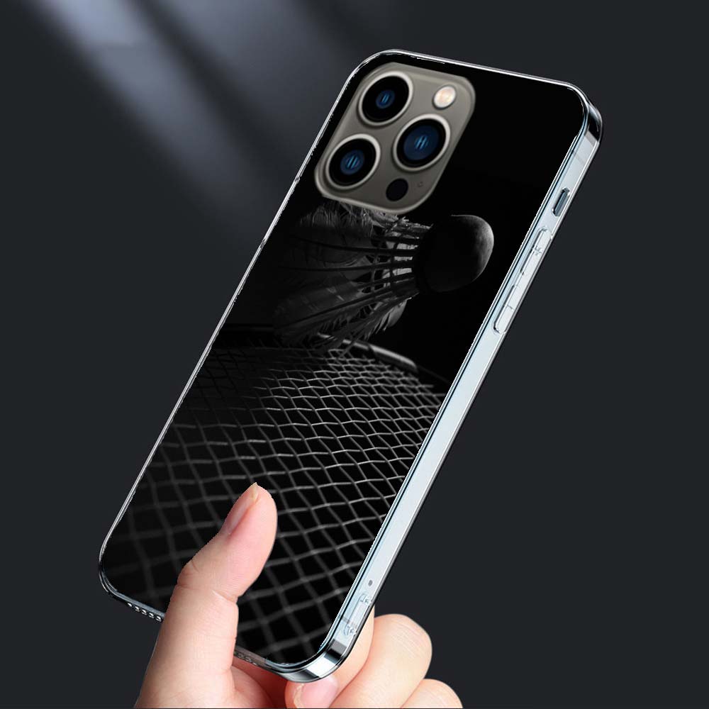 

Спортивный чехол для телефона с бадминтоном Для Iphone 16E 15 Pro 14 Plus 17E 16 17 Pro Max Air 11 12 13 Mini Ударопрочный Capa Милый чехол TPU C iPhone 16