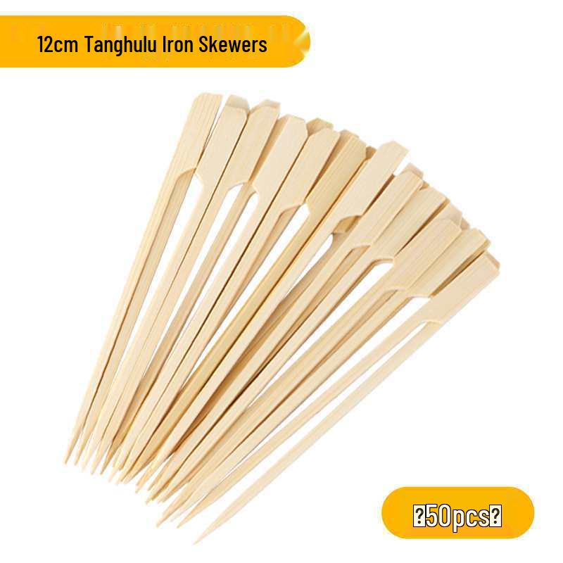 Tanghulu Bamboo Skewers Set - Disposable Ice Fruit Forks & Tools