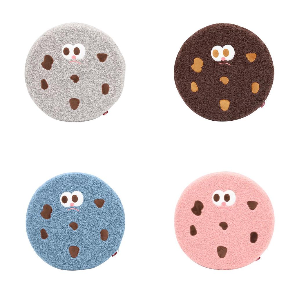 Cartoon Cookie Memory Foam Seat Cushion With Non Slip Base For Living Room And Office Comfort