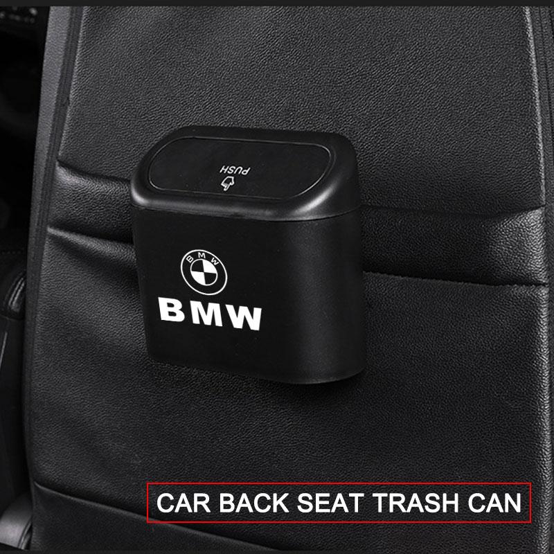Car Vehicle Case Storage Box Black ABS Square Pressing Trash Can for BMW G01 G02 F22 F23 E46 E93 E39 G26 F01 F02 F06 G32 G20 G29