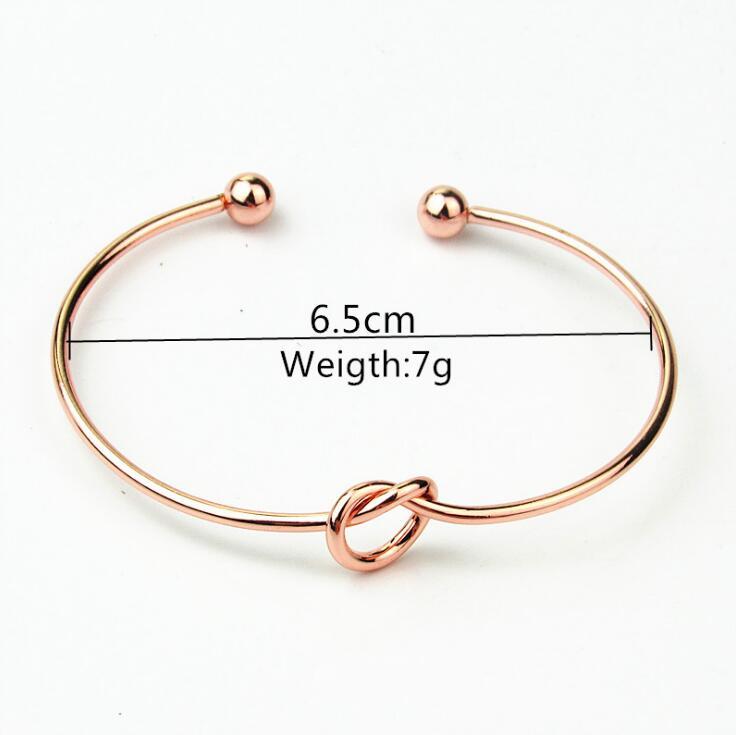 Accessories for Women Love Knot Simple Knot Ladies Gold Bracelet and Bracel Bracelets for Women Charms for Bangles
