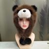 Parent-Child Panda Plush Hat Fashionable Warm Children Adult Winter Tide Hat
