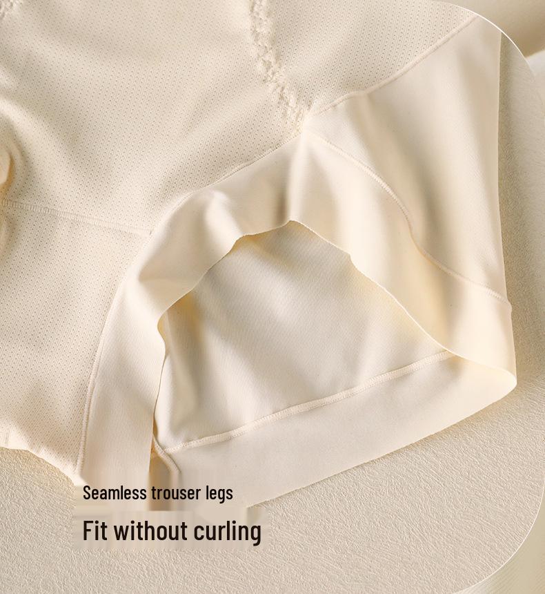 7A Mulberry Silk High-Waisted Antibacterial Tummy Control Seamless Body Shaping Underwear for Women