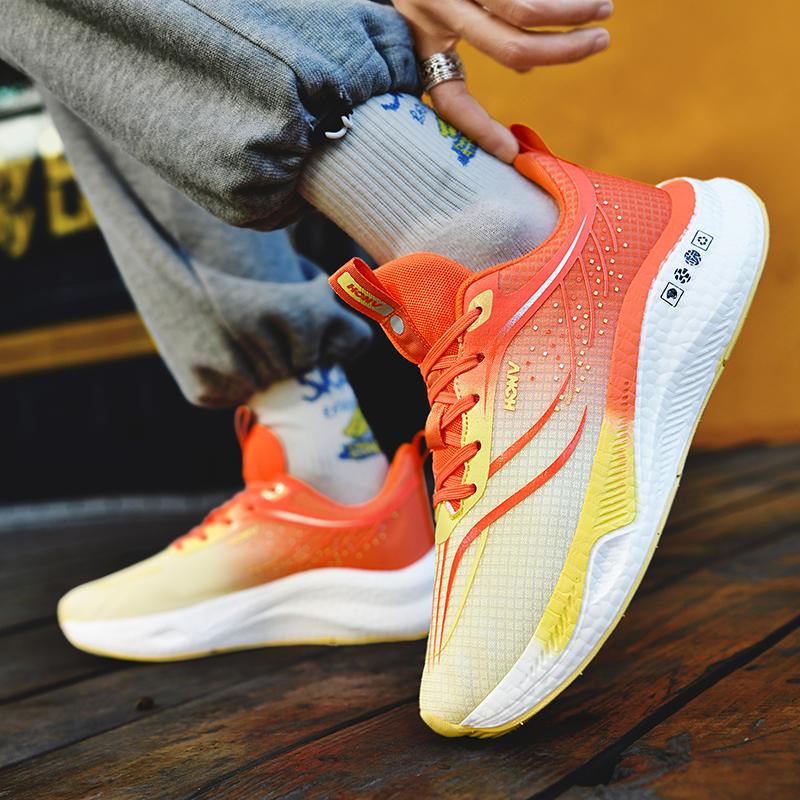 Herresko Joggesko Herre tenis Luksussko Herre casual Trainer Race Pustende mote loafers løpesko for menn