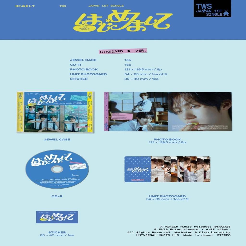 TWS - Japan 1st Single Album [HAJIMEMASHITE]