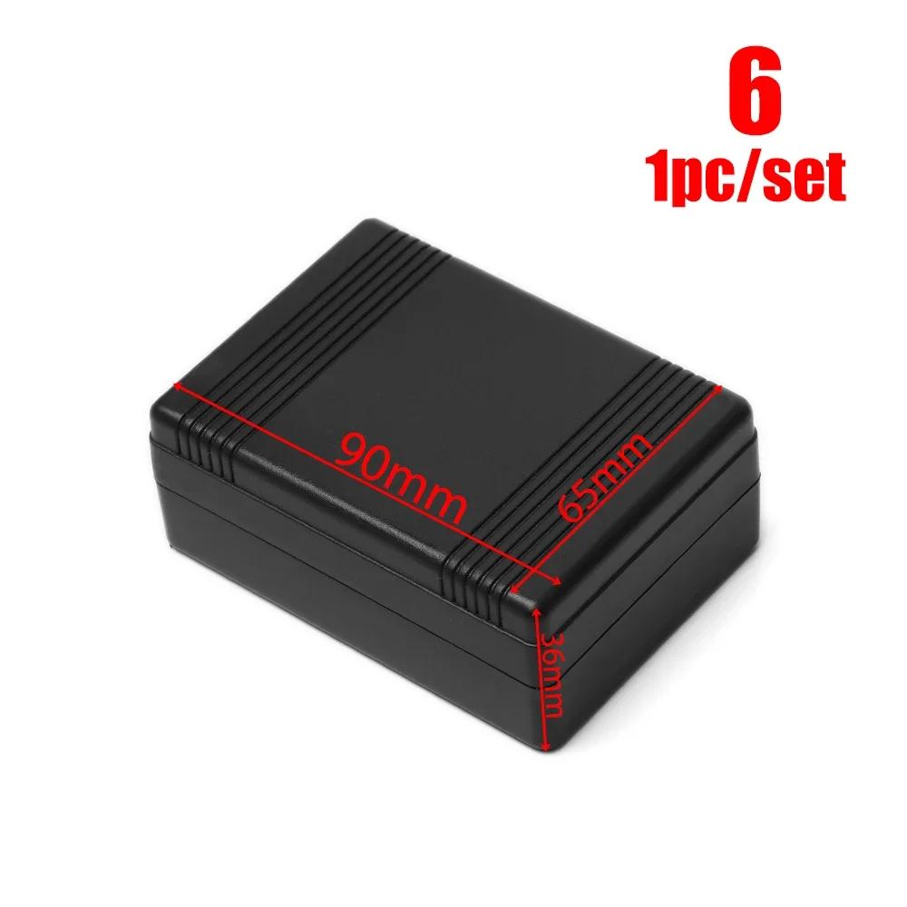 1/2pcs Waterproof Black Housing Instrument Case ABS Plastic Project Box Storage Case Enclosure Boxes Electronic Supplies