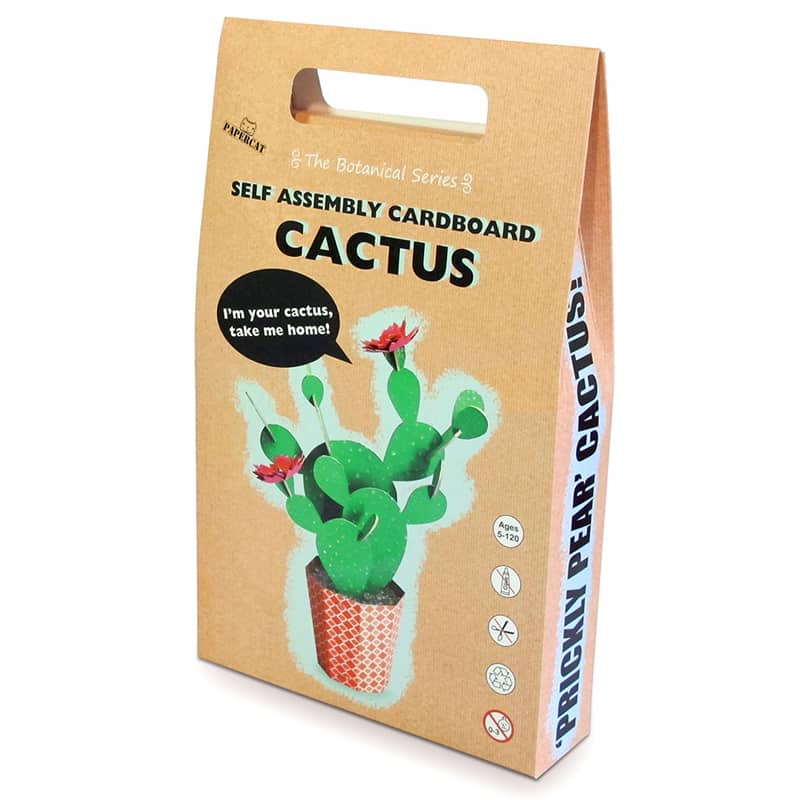 PAPER CAT DIY Paper Cactus Kit - Prickly Pear Cactus