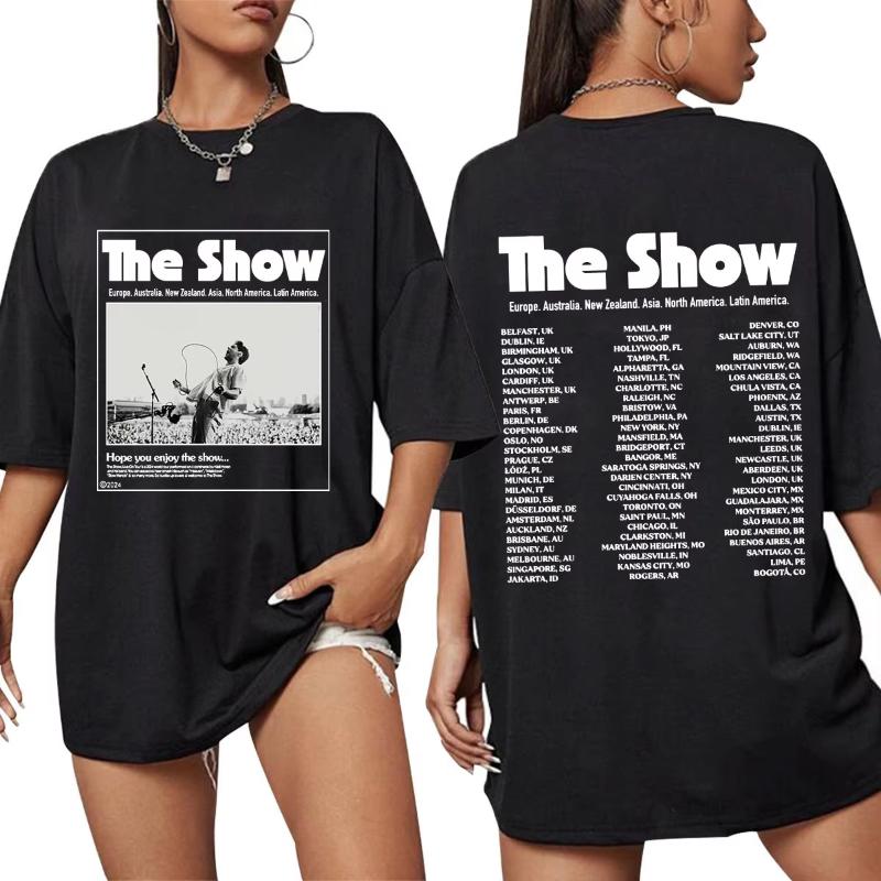 

Niall Horan The Show Live on Tour 2024 T Shirt Fashion Hip Hop Oversized Short Sleeve Tshirts Unisex Women Harajuku Casual Tshirt S