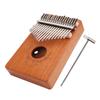 Kalimba Thumb Piano Mahogany Small Portable 17 Key for Beginner Music Instrument LTK17S(Natural )