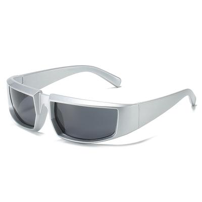 New Sports Punk Sunglasses Women Brand Designer Rectangular Goggle Sun Glasses Uv400 Colorful Mirror Fashion Eyewear