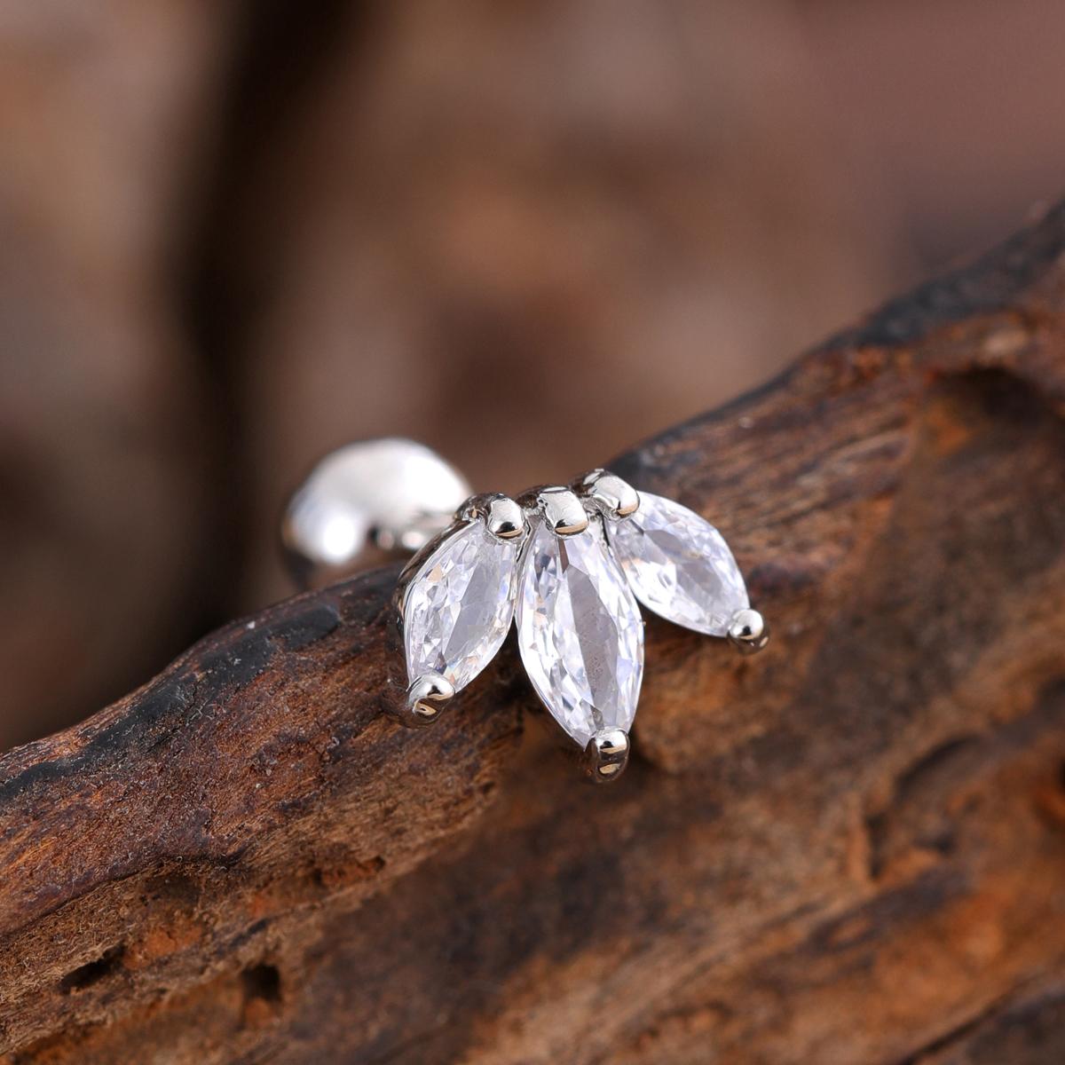 

Набор из 10 серег для хряща средней части хеликса, трагуса, конха, 20G, гипоаллергенная хирургическая нержавеющая сталь, циркон, женские пирсинг-украшения 0.8*6*4mm&Ear Tragus Earring