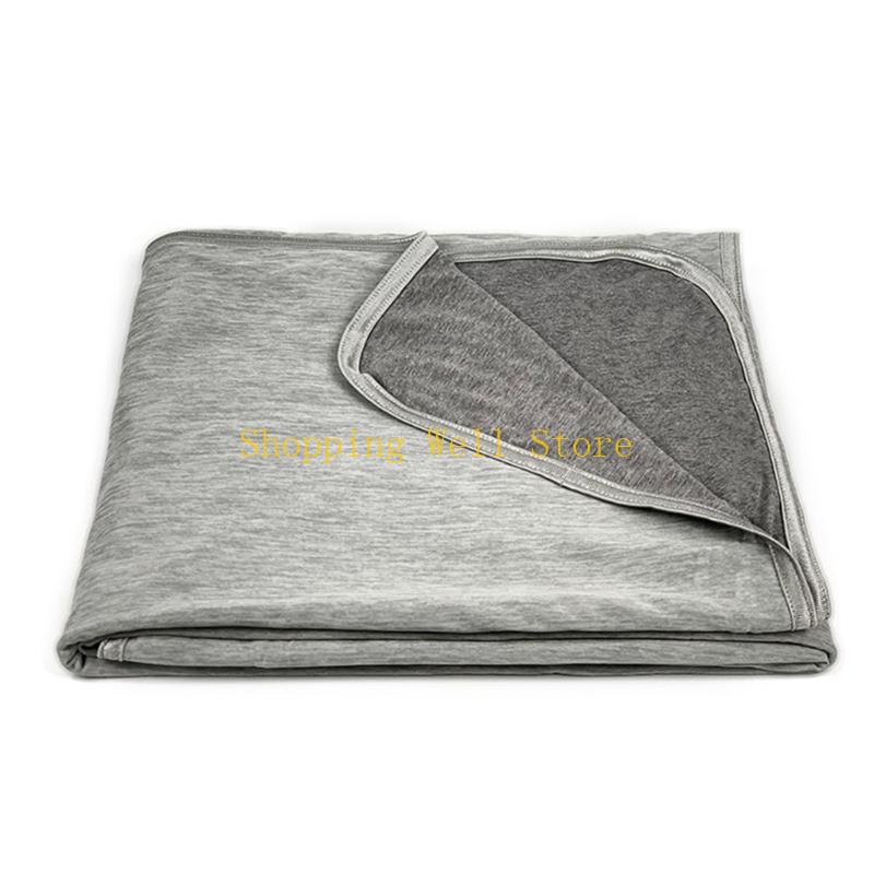 KX4B Silky Cool Blanket, Double Sided Cold Touch Easy Care Machine Washable Lasting Cool Keep Body Cool 150x200cm