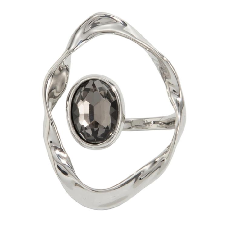 

Модные Регулируемые Кольца Открывающиеся Украшения Преувеличенные Кольца на Палец Линия Текстура Сплава Подходят для Различных Случаев 1