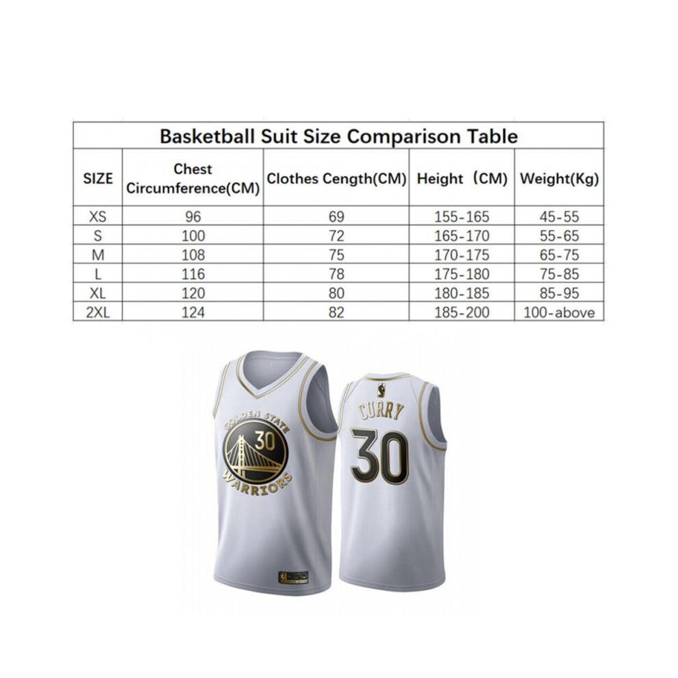 (M) Golden State Warriors Curry # 30 Basketball Jersey