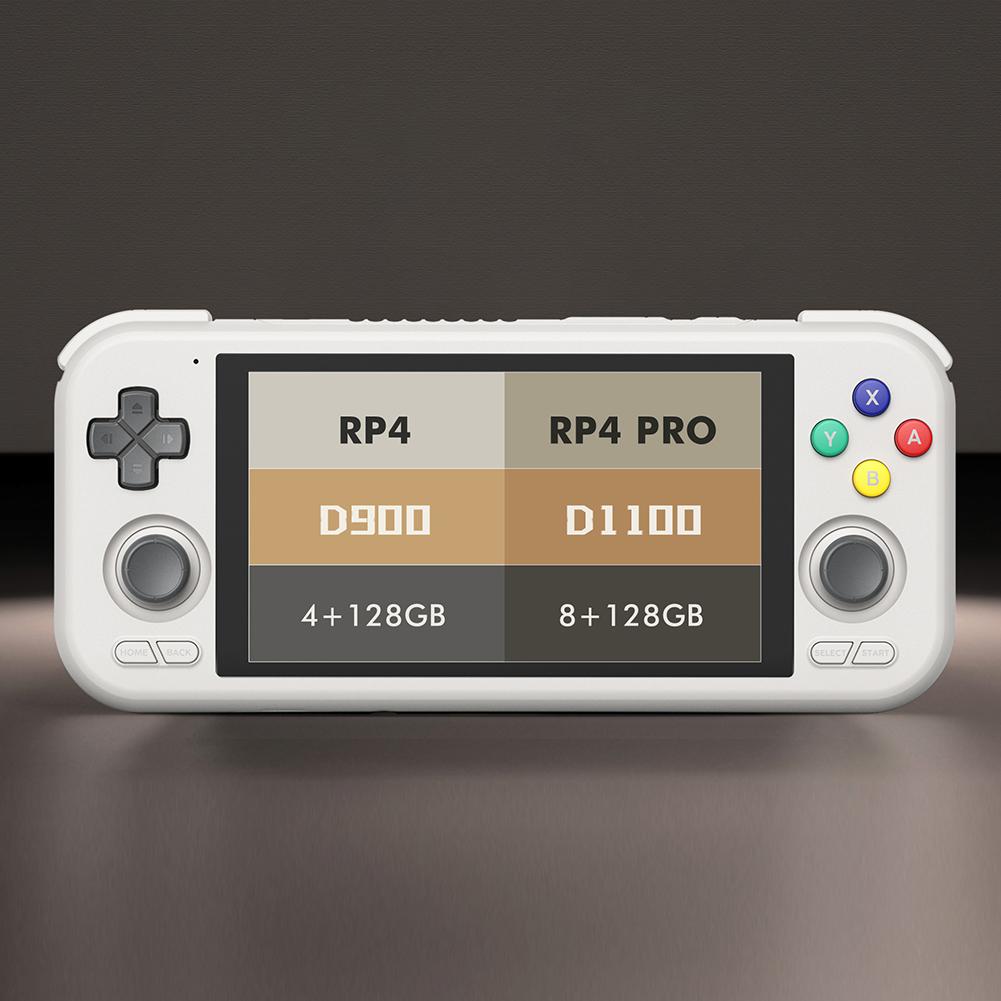 Retroid Pocket 4Pro Android-Handheld-Spielkonsole, 4,7-Zoll-Touchscreen, Handheld-Spielstation, Konsole, Retro-Videospiel-Player