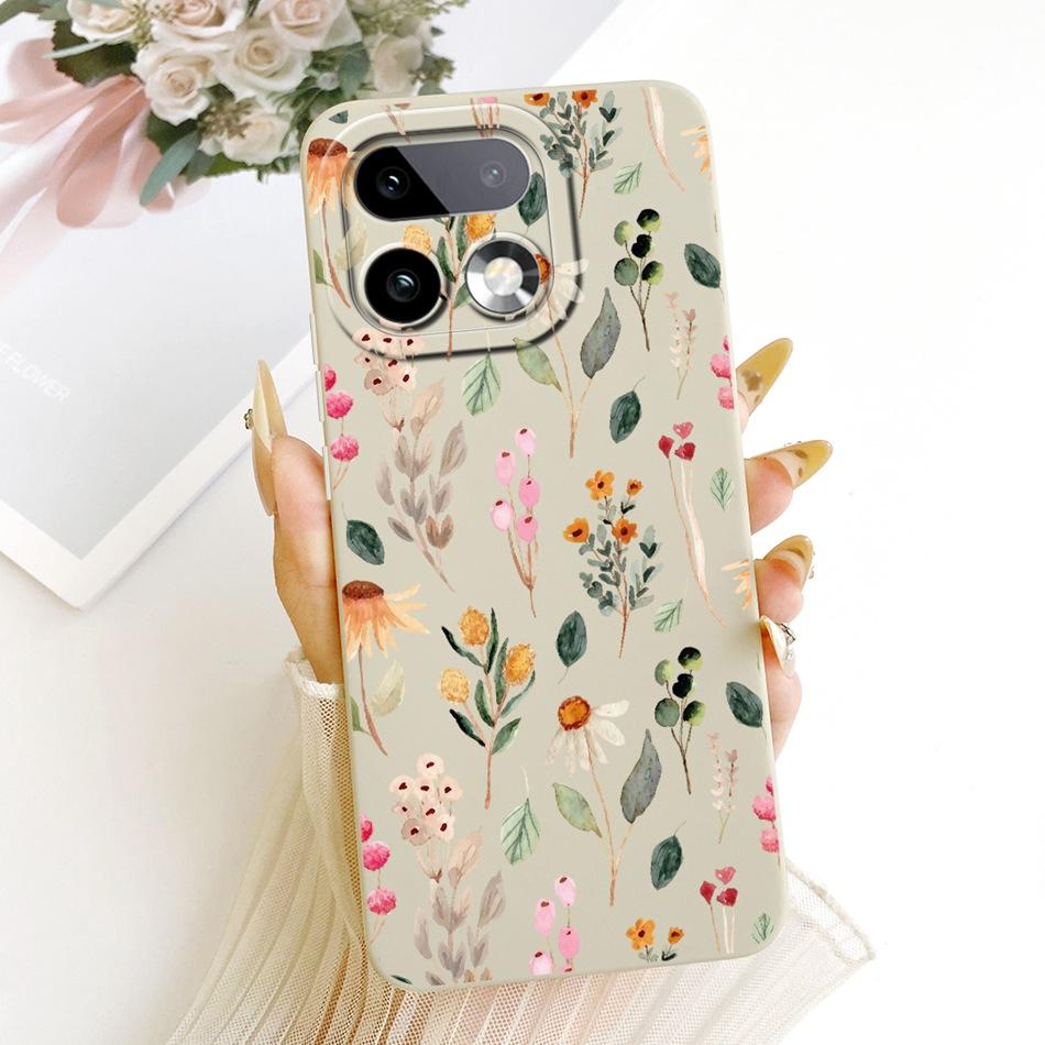 For Realme 16 Pro+ 16Pro Cute Cat Flower Cartoon Phone Case For Realme 16 Pro Plus 5G Soft Silicone Covers Bumpers