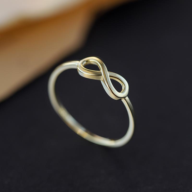 NEW Originality 18K Gold Cross Alphanumeric 8 Couple Rings For Women Original Sterling S925 Silver Anniversary Gift Jewelry