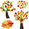 96Pcs DIY Felt Tree Handmade Crafts Kit for Autumn Home Decoration Thanksgiving Party Gifts Christmas Wall Hanging Decor Supply