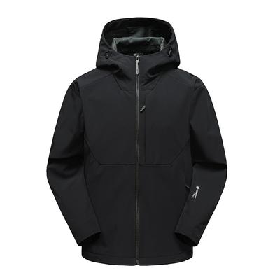 Herren-Trenchcoat mit Kapuze Frühling und Herbst Neue Mode Lässige Jacke Locker Haute Couture Outdoor-Wanderanzug