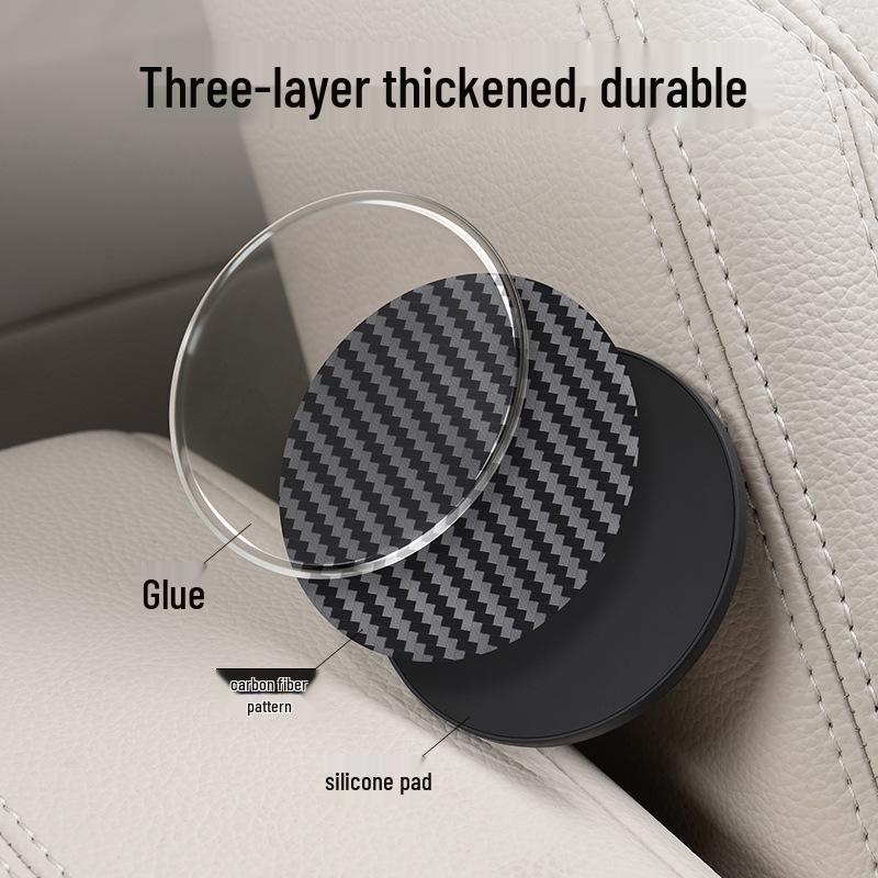Haval Carbon Fiber Texture Heat Insulation Coaster for Various Models