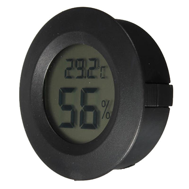 Buy Digital Cigar Humidor Hygrometer Thermometer 1 3/4" Inch Round