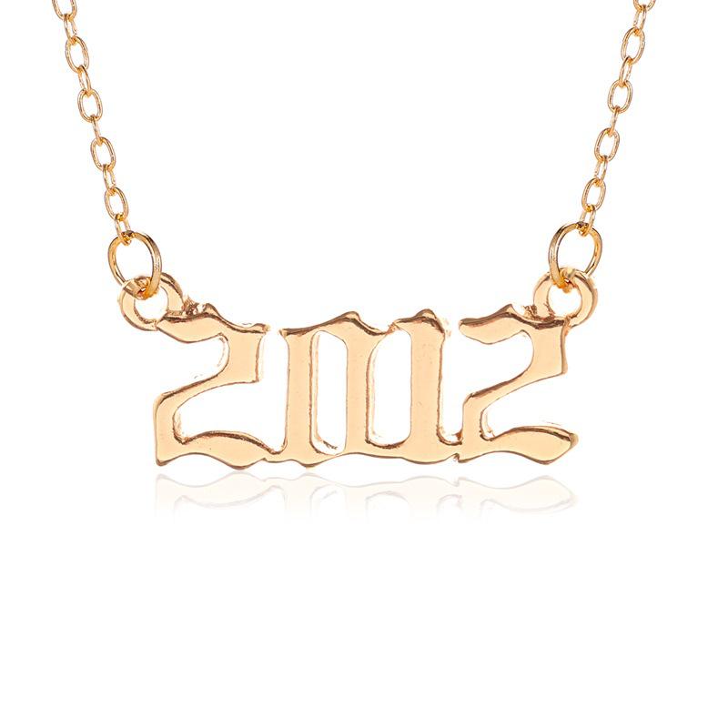 Buy 1990-2020 Fashion Year Necklace Men 