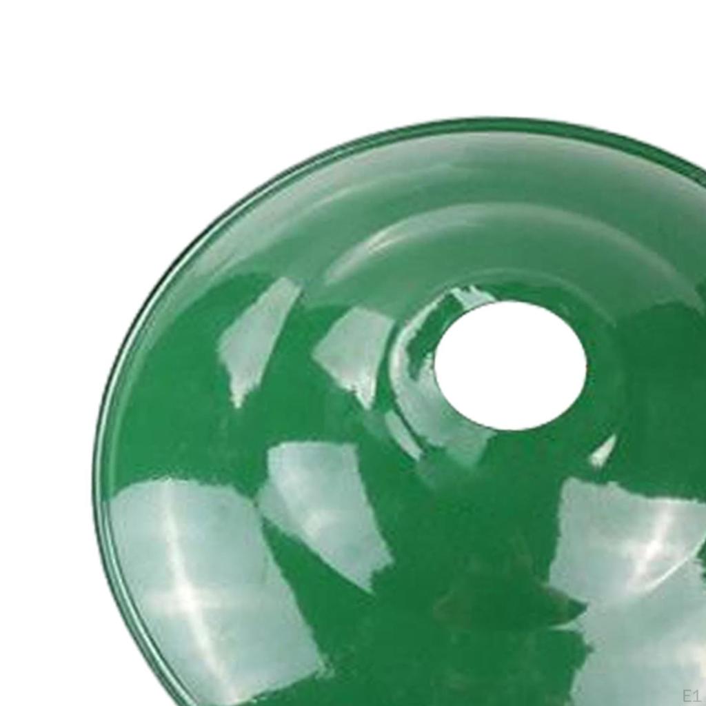 Enamel Ceiling Lamp Cover Shade Green DIY Industrial Barn Lighting Fixture Accessory Retro and