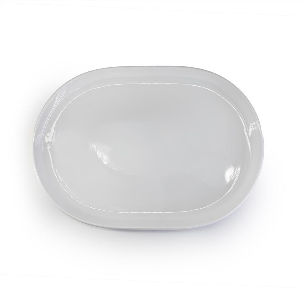 Elegant Oval Porcelain Plate, , Nord DUKA