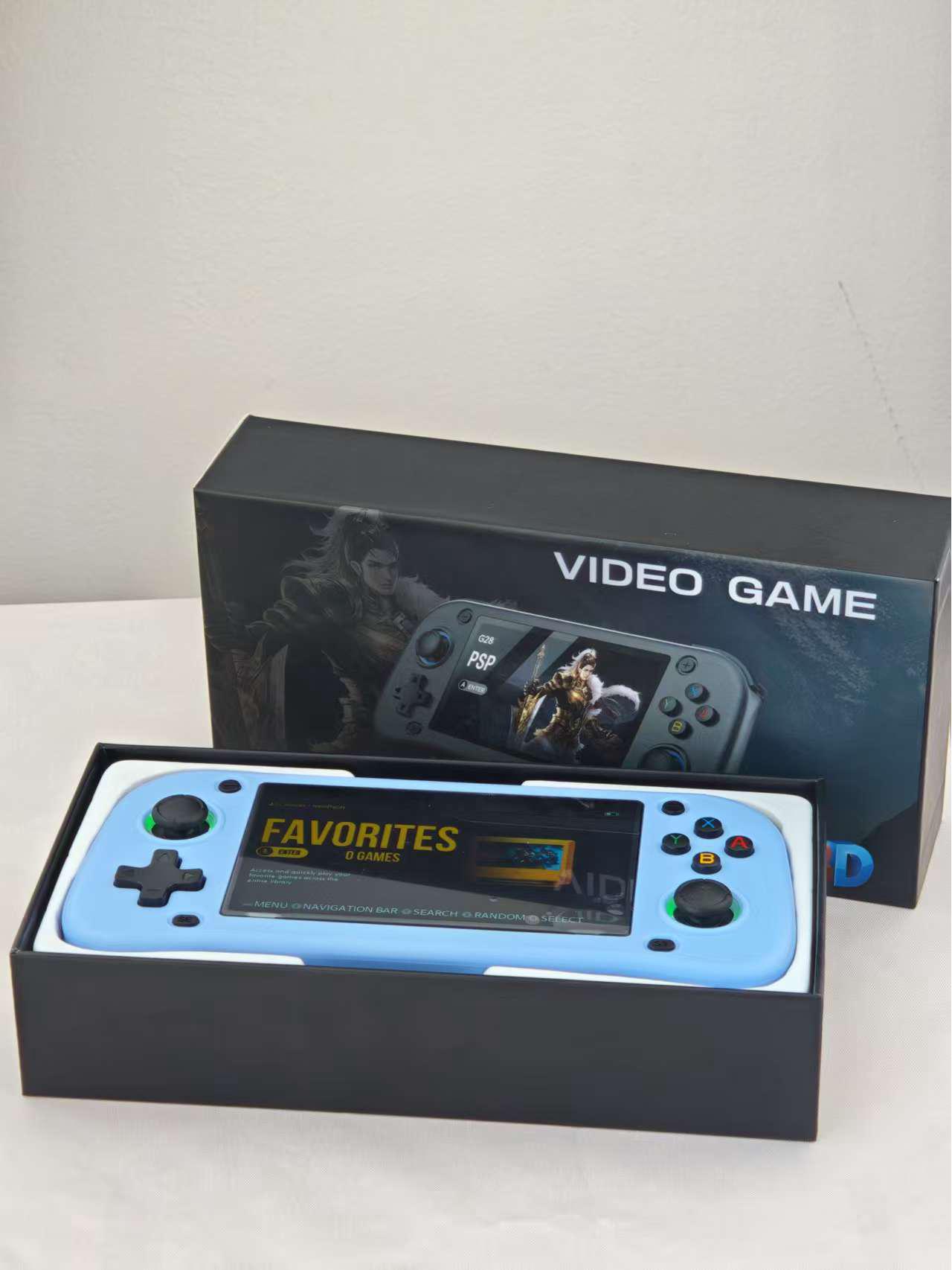 

Портативная игровая консоль G28: Аркадный и портативный игровой дек с телевидением высокой четкости English 64G