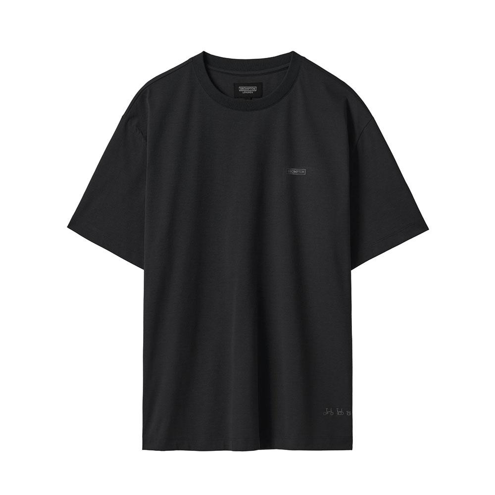Brompton London Eco Half Sleeve T-Shirt - Black - (P242Uts124) Black/110