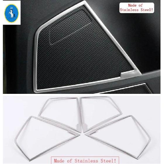 Innere Automatiktür Stereo-Lautsprecher Audio-Lautsprecher Sound-Dekorationspanel Abdeckung Zierleiste Für Skoda Kodiaq 2017 - Innenausstattung Zubehör