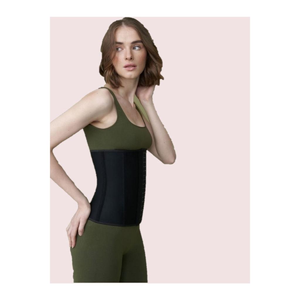 Tvigoso Model 4stupňový bezešvý poporodní zeštíhlující latexový korzet barvy pleti