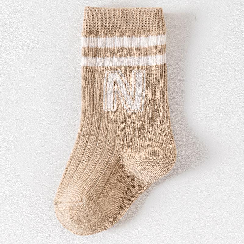 Spring & Autumn Mid-Calf Socks for Newborns and Toddlers (0-3 Years) - High-Quality Cotton, Boys & Girls
