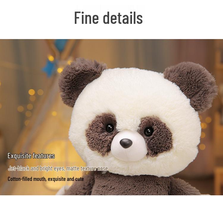 Hugs Baby Panda Plush Toy - Lying Down Myasthenia Panda Doll