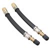 Flexible Braided Flexible Hose Rubber Tire Valve Adapter 1Pcs Tire Valve Extensions  Car Wheels