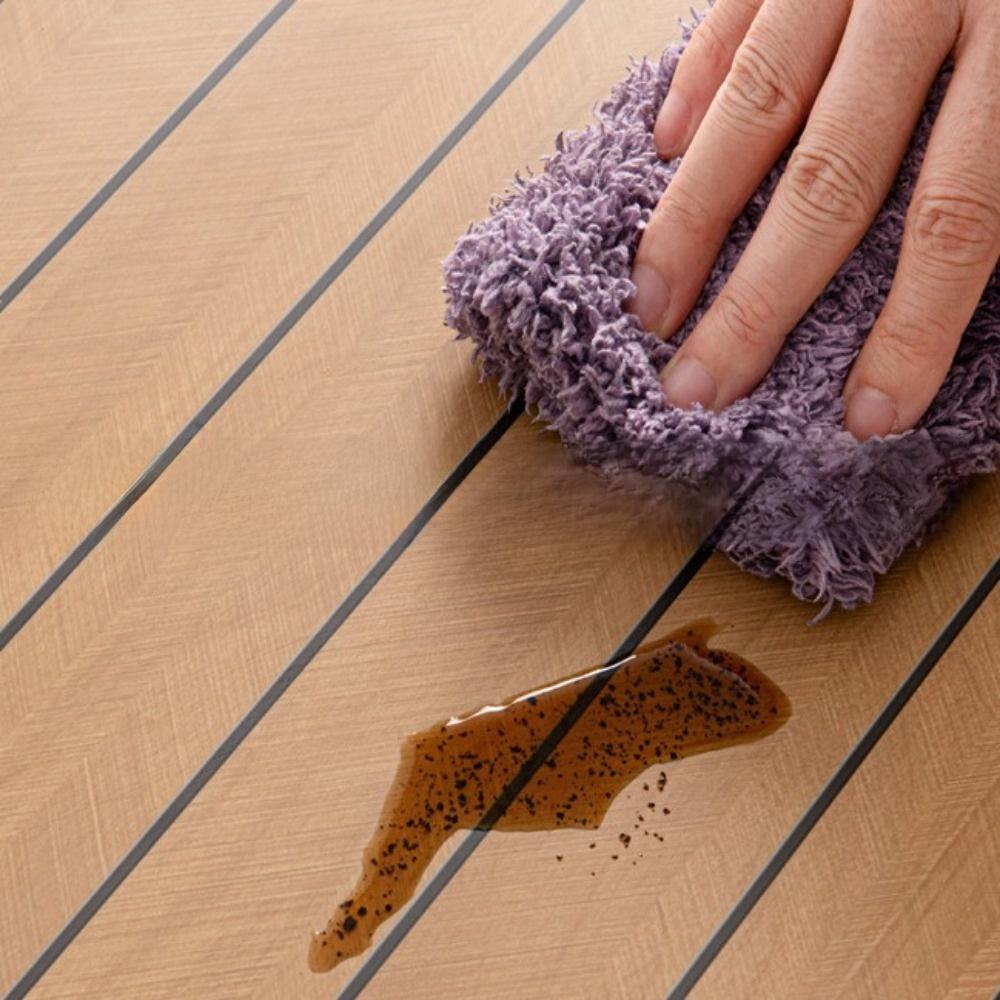 New Self-adhesive 3D Wall Sticker Waterproof Moisture-proof Wood Grain Sticker Decorative Stripe PVC Wall Tile Sticker Kitchen