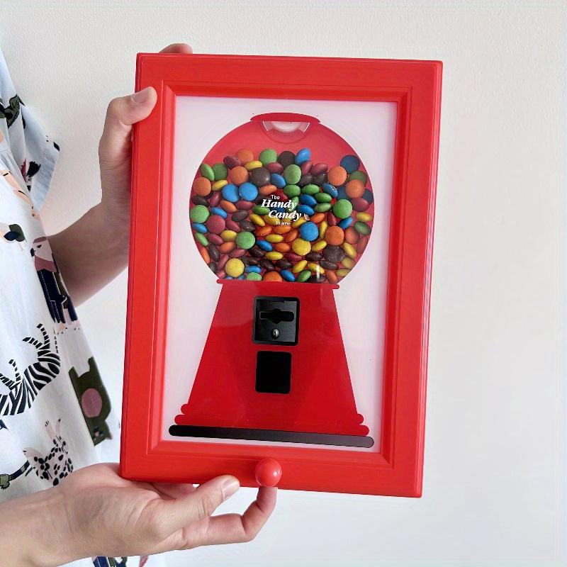 Candy Dispenser Picture Hanging Candy Frame Gumball Machine In A Frame Handy Fast Distribution Candies Nuts Christmas Gifts