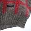 ICEWEAR 80s Vintage Wool Check Long Sleeve V Neck Knit S Gray Sweater Men's Used