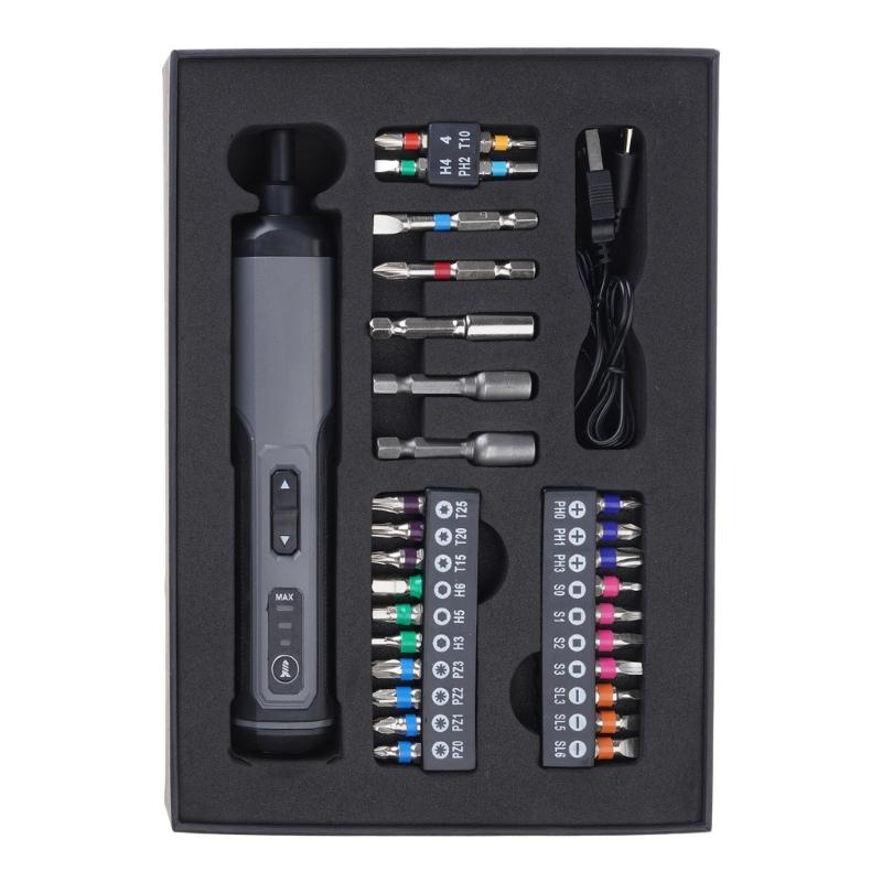 Multi Functional Cordless Screwdriver with 4 Gear Torque Adjustment and Manual Electric Mode for Versatile Applications