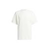 Adidas T Shirts Men's White Crew Neck Moderate Straight Fit IQ1037