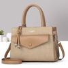 Casual large-capacity bag women's fashion personalized bag simple texture shoulder bag women's handbag