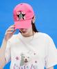 WAIKEI Dog Is Love Star Ball Cap Pink